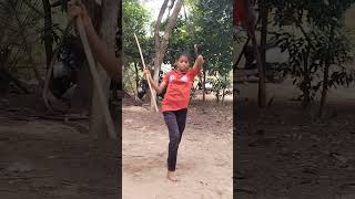 #Girl #kalakkal #silambam #video talented student Kiruthika