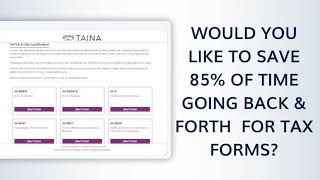 Save 85% of Time When Filling FATCA / CRS Tax Forms