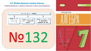 №132_Рівняння з модулем_Алгебра 7 клас НУШ_Істер 2024