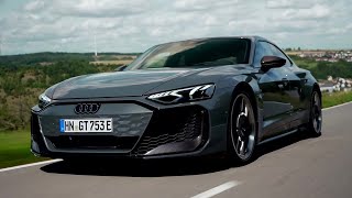 The new Audi RS e-tron GT in Nimbus Grey