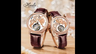 haofa 1801 dragon and phoenix couple watch