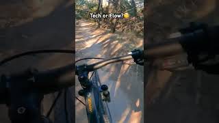 Which type of trail do you prefer?🧐 | #mtb #tech #flow #trail