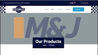 Promac Paints Website crafted @M&J consultancy