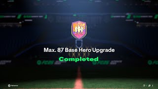 MAX 87 BASE HERO UPGRADE 5X PACK  OPENING #FC 25 #EAFC #ULITMATETEAM