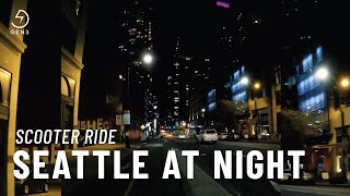 The Weekend Night Ride - Seattle - GEN3 Electric Scooter