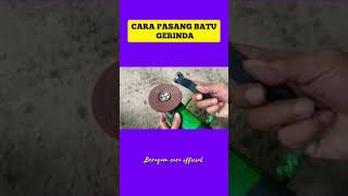 CAra pasang batu gerinda tangan  #beragamcara #sheetmetal #metalstamping #alatkerja #stampingpress