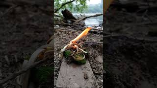 Hand Sanitizer Survival Fire #bushcraft #fire #sanitizer #camping #outdoors #hack #survival #nature