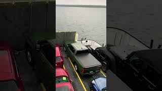 Toyota Tumdra captain’s the ferry boat coming back from Washington Island - Door County #travel