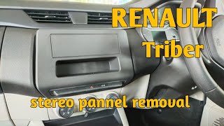 RENAULT Triber stereo pannel removal #jinoaugustin #malayalam