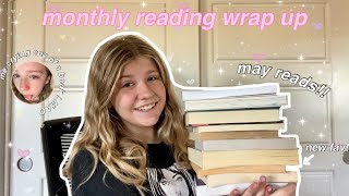 the 10 books i read in may 📚 monthly reading wrap up ☺︎