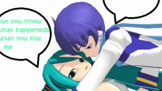 (MMD) MikuXKaito - Wedding