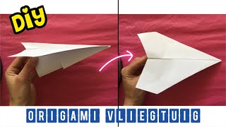 ★ SUPER MAKKELIJK! VLIEGTUIG VOUWEN VAN A4 PAPIER ★ DIY Knutselen Nederlands ★ Craft with paper