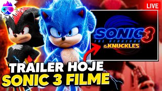 🔴TRAILER DE SONIC 3 O FILME VEM HOJE! COBERTURA GAMESCOM🔴