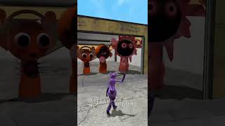 WHICH TEAM IS BETTER ? SPRUNKI SONG WOMAN VS MR. SUN VS ORANGE FAMILY in Garry's Mod !