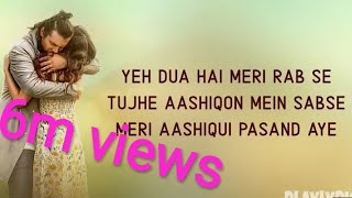 (Lyrics) meri Aashiqui song l Rochak Kohli feat. Jubin Nautiyal l ihana Dhillon l altamash faraz