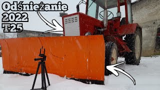 ❄Odśnieżanie oraz Drifty👍 T25 2022. 🚜na Podkarpaciu.