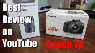 CANON REBEL T6: Professional Unboxing/Review!