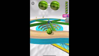 Reverse Level With Watermelon Ball #shorts #goingballs #androidgames