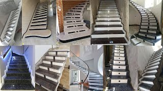 granite stairs design/ modern staircase design/ home stairs