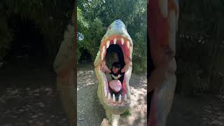 What is inside Dinosaur mouth 😁#dinosaur #dinoland #dinosaurios #dinosaurs #dinosaurus #shorts