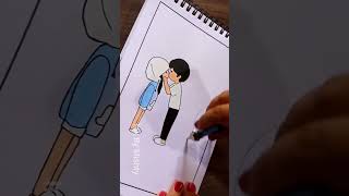 cute couple mandala art | mandala art | couple mandala art | shorts | youtube shorts