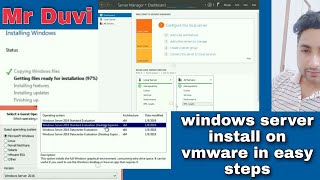 Windows Server 2019 install on VMWare | virtual windows server comfigure