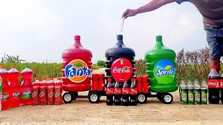 Eksperimen Keluar Cacing Busa Besar dengan Coca Cola, Sprite, Mentos, Soda