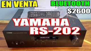 amplificador receiver YAMAHA RS-202 (video de funcionamiento para su venta) SONIDO ESTEREO