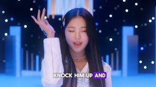 IZ*ONE "Secret Story of the Swan" but it's capcut auto lyrics