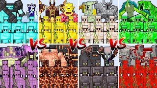 GOLEM ARMY TOURNAMENT | Minecraft Mob Battle