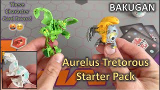 Bakugan Starter Pack - Aurelus Tretorous - More Errors!?