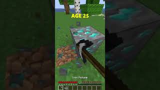 How To Escape Minecraft Traps At Different Ages😐(INSANE)😍 #minecraft #shorts