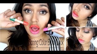 Spring Color Block makeup tutorial!