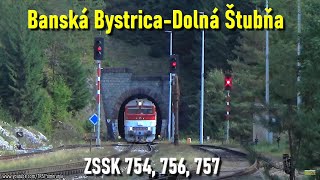 Nurkami przez krainę tuneli: Bańska Bystrzyca-Dolna Stubna // ZSSK 757 Banská Bystrica-Dolná Štubňa