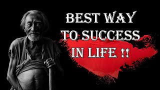 best way to success in life | Never give up