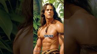 He is known for being raised by gorillas in the African jungle #shorts #tarzan