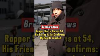 Rapper Saafir Dies at 54, His Friend Xzibit Confirms #Saafir #Xzibit #viralshorts