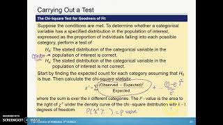 9.3 Chi Square - Goodness of Fit Test - Video 3