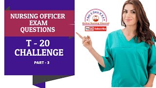 AIIMS Nursing Officer Exam Most Important Questions