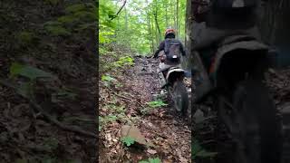 ktm 200 mellow hard enduro climb.