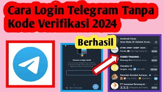 Cara Login Telegram Tanpa Kode Verifikasi 2024 | Login Telegram