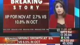 IIP for Nov at 2 7  vs 10 8  in Oct