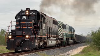 OMLX 406 SD40-2 w/ Nice P5, Crew & Hudson Bay SD50 Leads BRG Train