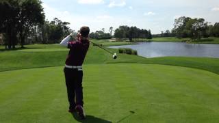 Tee shot on 7th hole at Lake Nona Golf Club