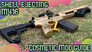 Giving The Nerf M416 A Cosmetic Mod! (Cosmetic mod guide 4k 1080p)