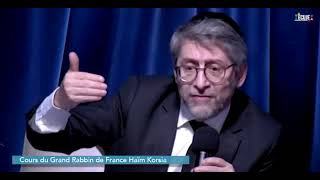 Cours mensuel 5/8 du Grand Rabbin de France à l'ECUJE