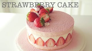 Как сделать клубничный торт/How to make Strawberry Cake