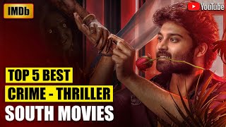 Top 5 Crime Thriller South Movies On YouTube in Hindi 😱 || Ghaus Star