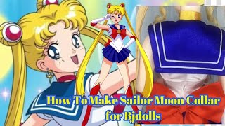 How to make Sailormoon 3: Collar for BJDolls - size Feeple65