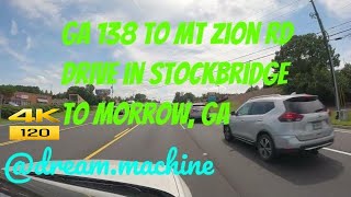 Driving Atlanta Suburbs: GA 138 to Mt Zion Rd + New Apartments | Stockbridge, GA in August 2023